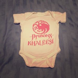 Newborn Game of thrones onesie - princess khaleesi